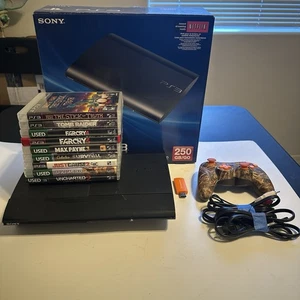 Consola Sony PlayStation 3 250GB - Negra con Juegos y 1 Mando Inalámbrico - Imagen 1 de 5