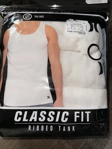 Hurley ~ Men's 3-Pack Tanks Tops Undershirts Cotton Blend White ~ L (42-44) - Picture 1 of 3