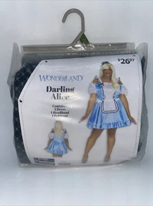 Halloween Costume Wonderland Darling Alice 1X 16-18 New - Picture 1 of 4