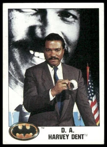 1989 Topps Batman #10 District Attorney Harvey Dent Card Billy Dee Williams - Picture 1 of 2
