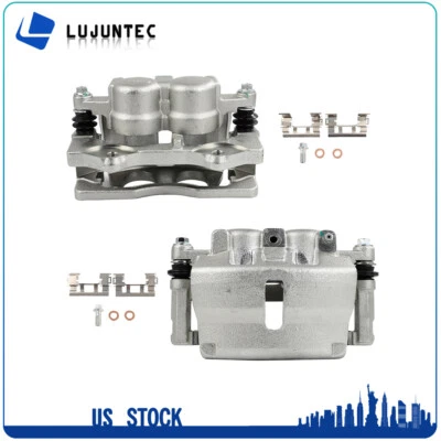 Soporte de pinzas de freno delanteras izquierda derecha para Chevy Colorado GMC Canyon 2009-2012 Foto 1 de 4