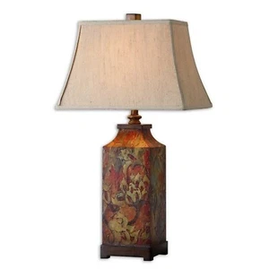 Uttermost Colorful Flowers - 1 Light Table Lamp - Picture 1 of 5