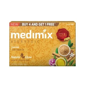 Barra de baño sandalia ayurvédica Medimix, 125 g (paquete de oferta 4+1)-envío gratuito devolución - Imagen 1 de 7