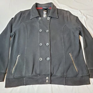 Harley Davidson Jacket Women's Size XXL Black 24Wx27L BACK LOGO  - Picture 1 of 20