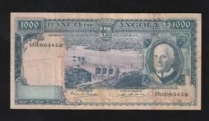 π¦π΄ ANGOLA , 1000 escudos 1970 "Americo Tomas" P# 98 BANKNOTE - Picture 1 of 2