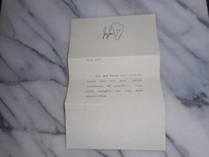 JAY LENO Signierter Brief an einen Fan / Juli 1993 - Bild 1 von 5
