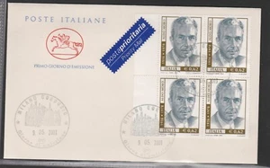 2003 fdc cavallino anniversario della morte di Aldo Moro in quartina - Foto 1 di 1
