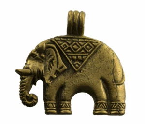 Pendente Elefante - Amuleto Thailandese - Talismano THAI # 567 F4 - Picture 1 of 2