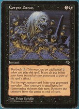 Corpse Dance Tempest HEAVILY PLD Black Rare MAGIC MTG CARD (ID# 243702) ABUGames