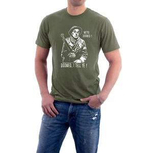 We're Doomed ! Rubbish ! T-shirt Dad's Army Frazer British War Home Guard Army - Picture 1 of 17