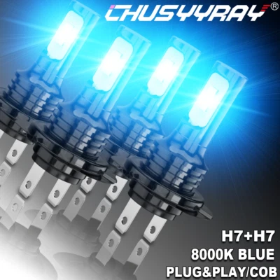 For 2000-2009 Mercedes-Benz E320 - Front LED Headlight 4X Bulbs High-Low beam - Изображение 1 из 4