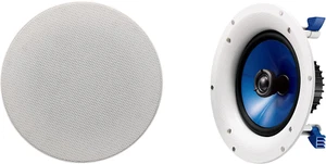 NS-IC800 Pair of In-Ceiling Speakers with 8 Inch Woofer, White - Picture 1 of 4
