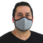 3 Pack Men Black Gray Usa Made Stretch Washable Reusable Face Mask Mouth Cover