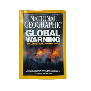 National Geographic Magazine September 2004 - Global Warming Vintage History Mag - Picture 1 of 4