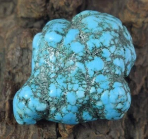 Natürlicher Arizona blauer Türkis 120,75 ct Edelstein Präparat grobes Weihnachtsangebot - Bild 1 von 7