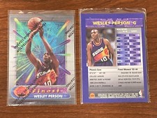WESLEY PERSON 1994-95 TOPPS FINEST PHOENIX SUNS ROOKIE CARD #322