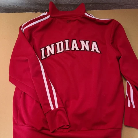 Indiana University Hoosiers Full Zip Colosseum Athletics Jacket (Size Large) Cover