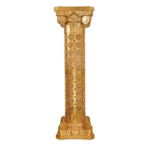 4 Gold 40" Adjustable Roman Decorative Columns Pedestal Stands Party Supplies - Picture 1 of 9