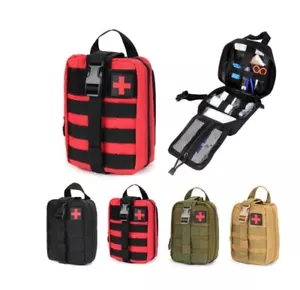 1pc First Aid Bag Tactical Molle Medical Pouch EMT Emergency Rip-Away Survival - Picture 1 of 16