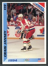 1994 Finnish JAA Kiekko Hockey - #119 - Craig Janney - Team USA