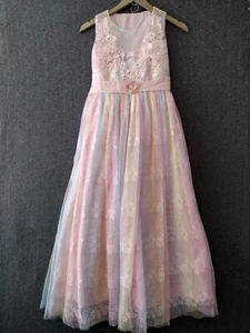 IBTom Castle XS Sleeveless Flower Girls Princess Dress Bridesmaid Gown Pageant - Picture 1 of 15