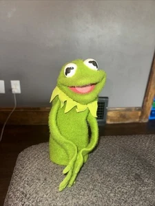 Vintage Fisher-Price Toys Kermit The Frog Jim Henson Muppet Puppet 10" 1978 #860 - Picture 1 of 18