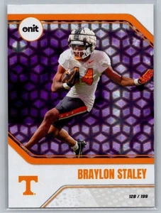 Braylon Staley 128 /199 Tennessee Volunteers 2025 Onit Football - Bild 1 von 2