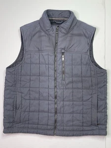 Orvis Men's Quilted Vest Large 48 Full Zip 4 Pockets Insulated Gray - Picture 1 of 8