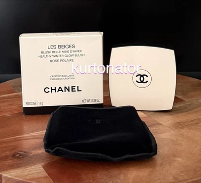 Chanel Les Beiges ROSE POLAIRE 186.617 Rubor Saludable Invierno Brillante NUEVO 0.38 OZ Foto 1 de 4