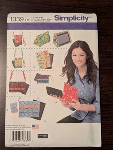 Simplicity 1339 Phone Tablet Cover Sewing Pattern E Reader Uncut - Picture 1 of 2