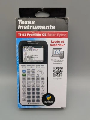 NEU ✅ Texas Instruments TI-83 Premium CE Edition PYTHON Taschenrechner Silber - Bild 1 von 4