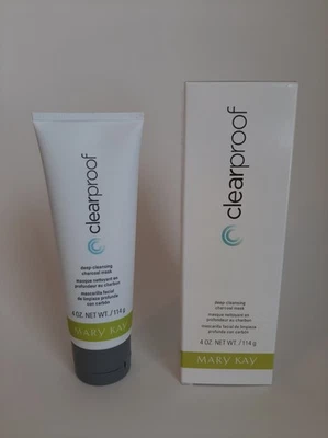MARY KAY CLEARPROOF~DEEP CLEANSING CHARCOAL MASK~094148~FULL SIZE~4 OZ~NIB! - Image 1 of 4
