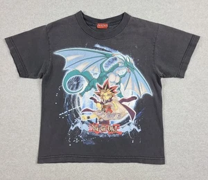 Vintage 90s Yu-Gi-Oh! T-Shirt Shonen Jump Boys Youth M 1996 Yami Blue Eyes  - Picture 1 of 8