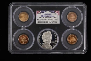 2009-S Lincoln Bicentennial The Masters Proof Set PCGS PR69 DCAM - Picture 1 of 4