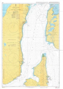 Admiralty 4267 Paso Nuevo Del Hambre Chile Estrecho Magallanes Map Chart Marine - Picture 1 of 6