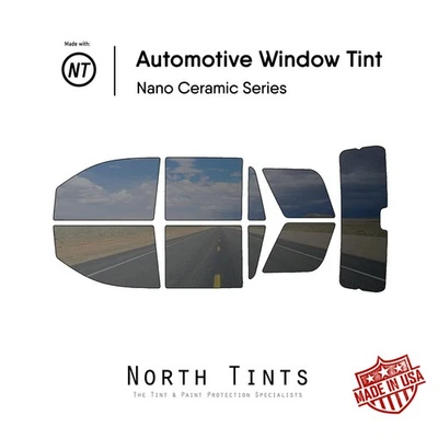 Película de tinte de ventana precortada nano cerámica vidrio para automóvil Chevrolet Tahoe 2015-2020 Foto 1 de 4