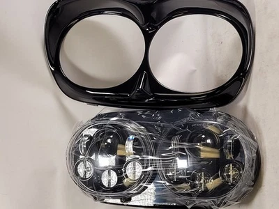 Estuche de faros Harley-Davidson Road Glide carcasa cubo Foto 1 de 4