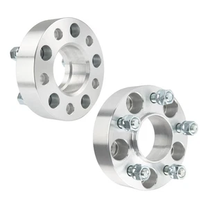 Set of 2 1.5" 5x4.5" Wheel Spacers 1/2"x20 70.5mm For 1994-2004 Ford Mustang - Picture 1 of 13
