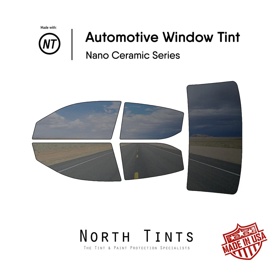Película de tinte de ventana precortada nano cerámica vidrio para automóvil para Dodge Avenger 2008-2014 Foto 1 de 4