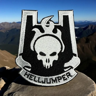 Hell Jumper Embroidery Patch 3.73" X 3.24" - Image 1 of 4