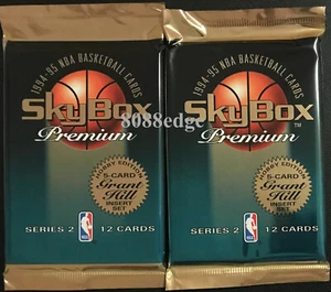 (2) 1994-95 SKYBOX PREMIUM SERIES 2 HOBBY SEALED PACKS: ROBINSON/OLAJUWON AUTO? - Picture 1 of 2