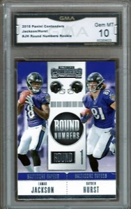 GMA 10 Gem Mint LAMAR JACKSON 2018 Playoff Contenders ROOKIE CARD Insert RAVENS! - Picture 1 of 1