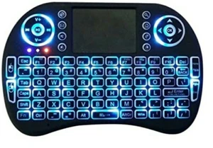 NEW Mini 2.4G 3 Color Backlit Wireless Touchpad Keyboard … - Picture 1 of 6