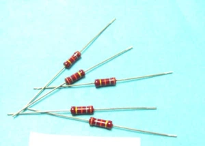(5x) Película de Carbono Piher 18K Ohm 5% 1/2W - Marshall - Guitarra - Amperios Nuevo Antiguo Stock - Imagen 1 de 3