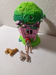 Mattel Lolly Pocket 4 Teile Konvolut Jungle Pets Puppe Baumhaus 2000 Vintage - Bild 1 von 16
