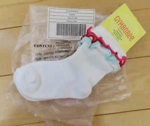 NWT Gymboree TROPICAL GARDEN Size 12-18 Months White Socks w Ruffles - Picture 1 of 4