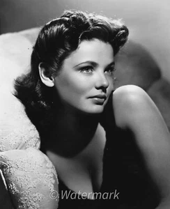 VINTAGE Broadway Schauspielerin Gene Tierney - 1930er-1940er Jahre - 8x10 WERBEFOTO - Bild 1 von 1