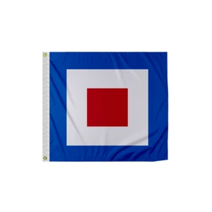 Promo Patriot's Nautical Signal Flag- Whiskey Code W-Maritime Communication Flag - Picture 1 of 34