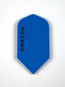 New Slim Darts Flights 3 Set of 3 Blue Ruthless Amazon For Steel or Soft Tip - Picture 1 of 2