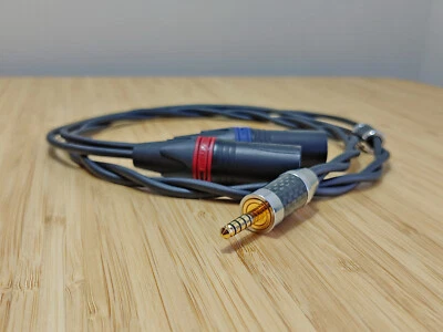 Adaptador de cable balanceado GSAudioCables 4,4 mm TRRS TRRS a doble 3 pines XLR macho Foto 1 de 4